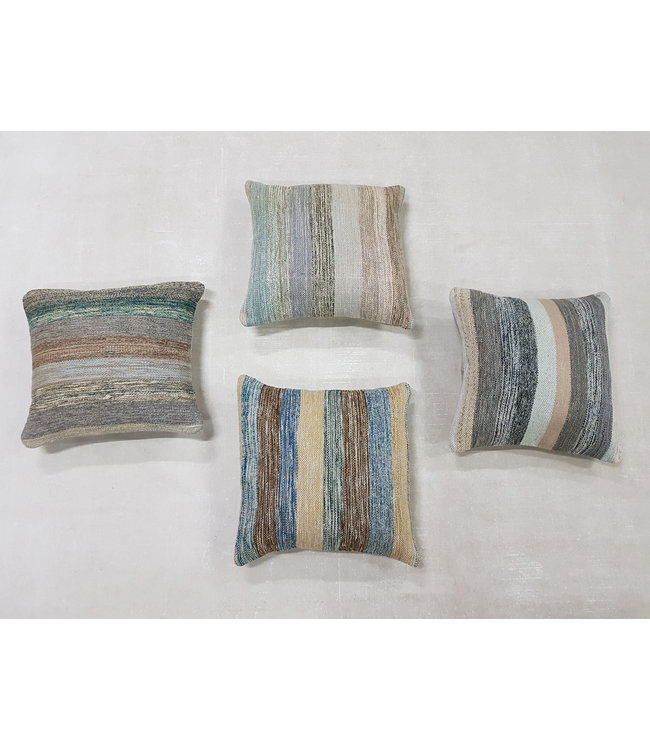 4x modern kilim cushions 45x45 cm with filling