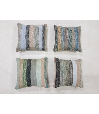 4x modern kilim cushions 45x45 cm with filling