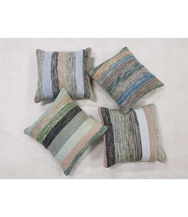 4x modern kilim cushions 45x45 cm with filling