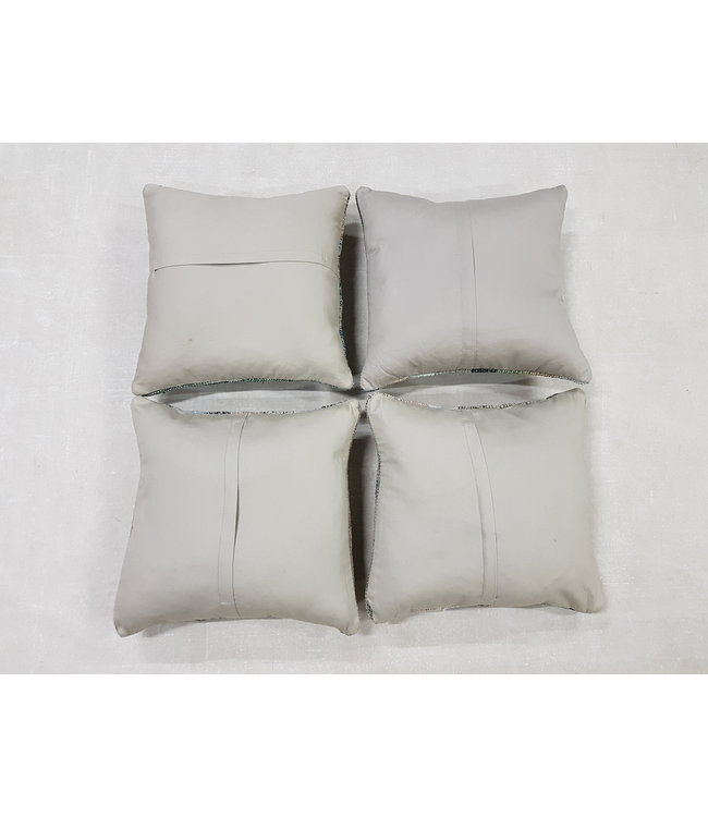 4x modern kelim kussens 45x45 cm met vulling