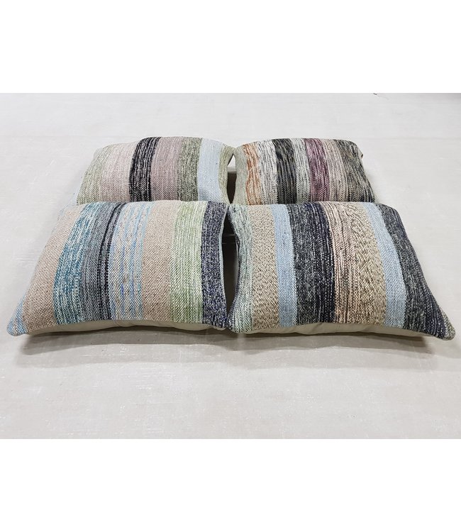 ​​4x modern kilim cushions 50x50 cm with filling
