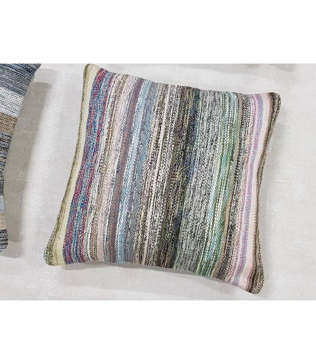 4x modern Kelim Kissen 50x50 cm mit Füllung