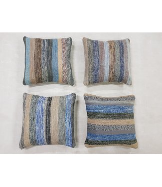 ​​4x modern kilim cushions 50x50 cm with filling