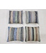 4x modern kelim kussens 50x50 cm met vulling