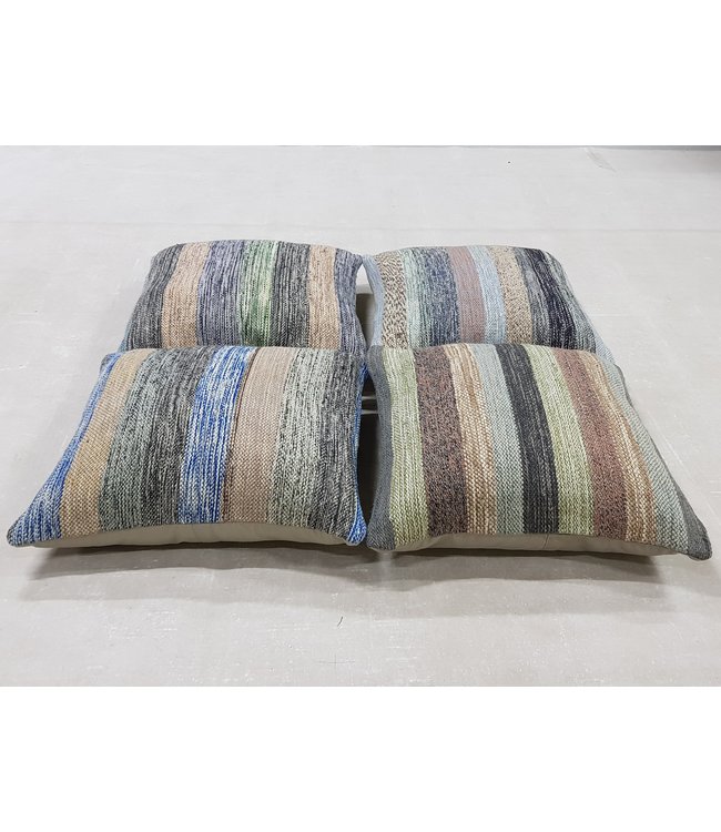 ​​4x modern kilim cushions 50x50 cm with filling