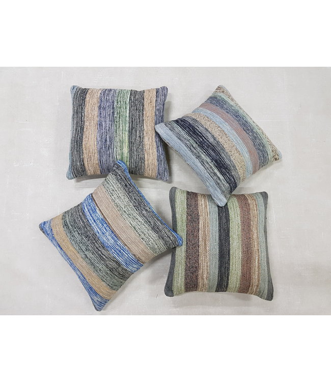 ​​4x modern kilim cushions 50x50 cm with filling