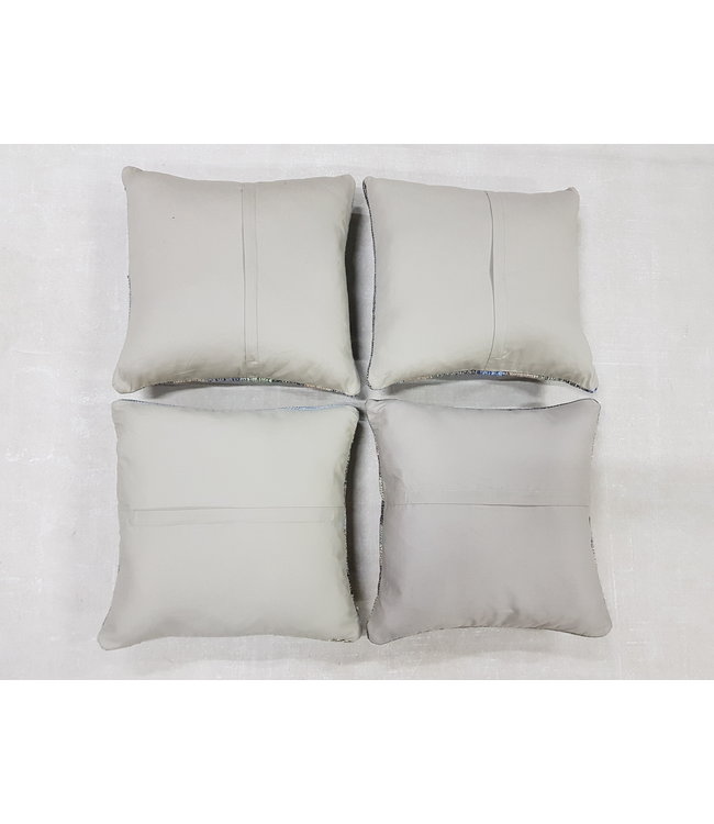 4x modern kelim kussens 50x50 cm met vulling
