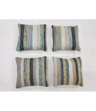 ​​4x modern kilim cushions 50x50 cm with filling