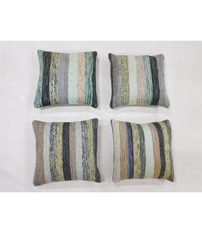 ​​4x modern kilim cushions 50x50 cm with filling