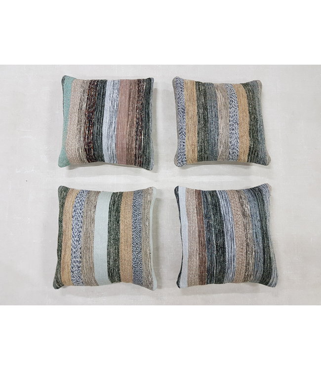 ​​4x modern kilim cushions 50x50 cm with filling