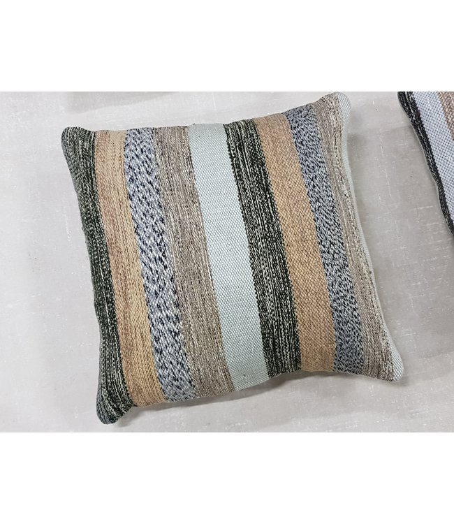 4x modern Kelim Kissen 50x50 cm mit Füllung