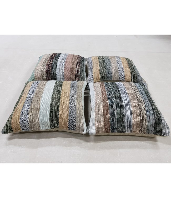 ​​4x modern kilim cushions 50x50 cm with filling