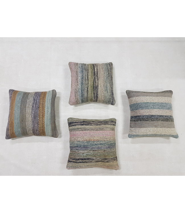 ​​4x modern kilim cushions 50x50 cm with filling