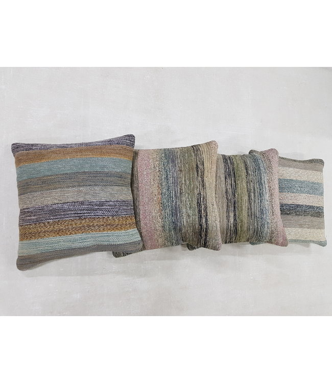 ​​4x modern kilim cushions 50x50 cm with filling