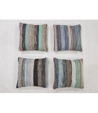 ​​4x modern kilim cushions 50x50 cm with filling