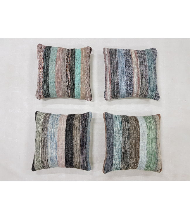 ​​4x modern kilim cushions 50x50 cm with filling