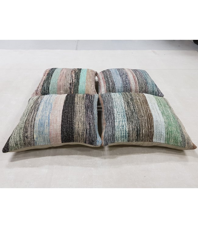 ​​4x modern kilim cushions 50x50 cm with filling