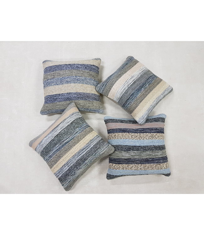 ​​4x modern kilim cushions 50x50 cm with filling