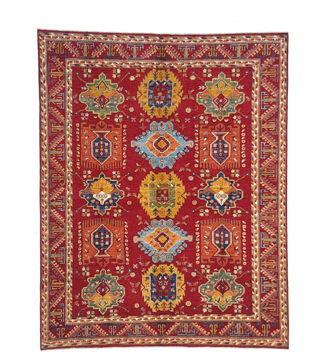 (9'6 x 8') feet super fine oriental kazak rug 295x245 cm