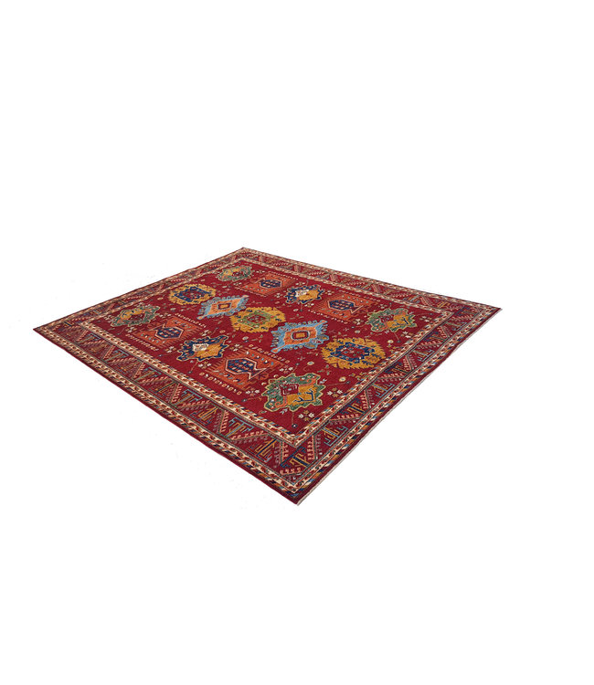 super fein oriental kazak teppich 295x245 cm