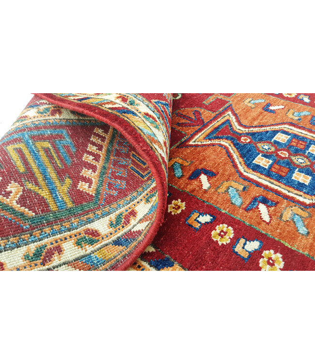 super fein oriental kazak teppich 295x245 cm