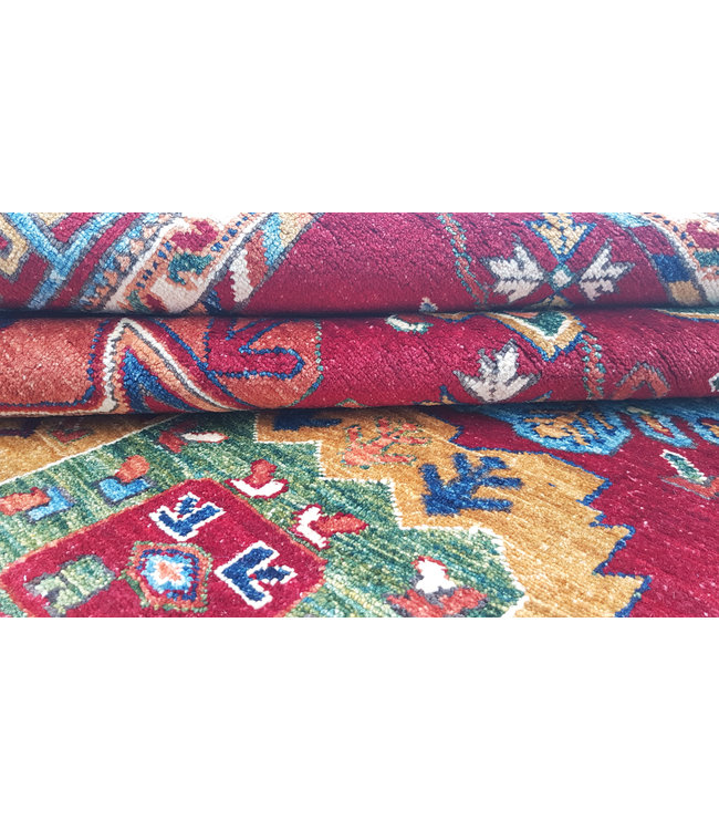 super fijn oriental kazak vloerkleed 295x245 cm