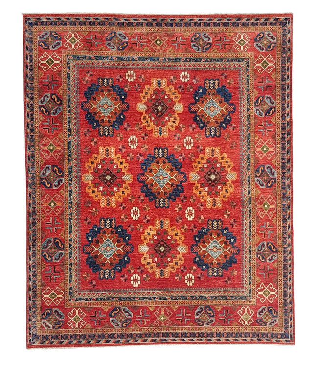 (9'8 x 8') feet super fine oriental kazak rug 300x245 cm