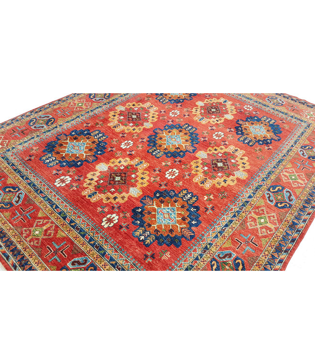 super fijn oriental kazak vloerkleed 300x245 cm