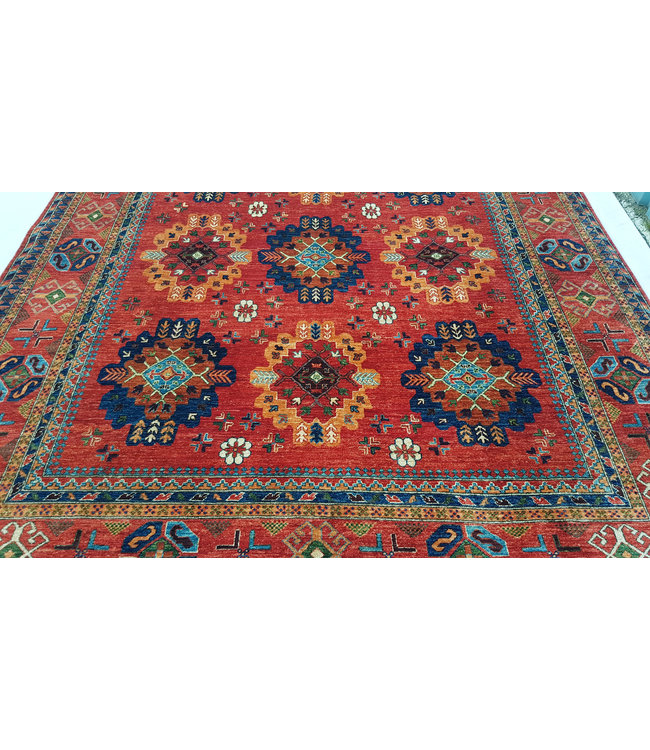 (9'8 x 8') feet super fine oriental kazak rug 300x245 cm