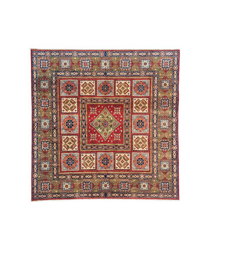 (8' x 8'2) feet super fine oriental kazak rug 244x250 cm