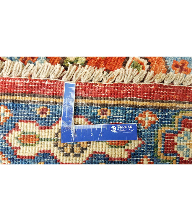 super fein oriental kazak teppich 244x250 cm