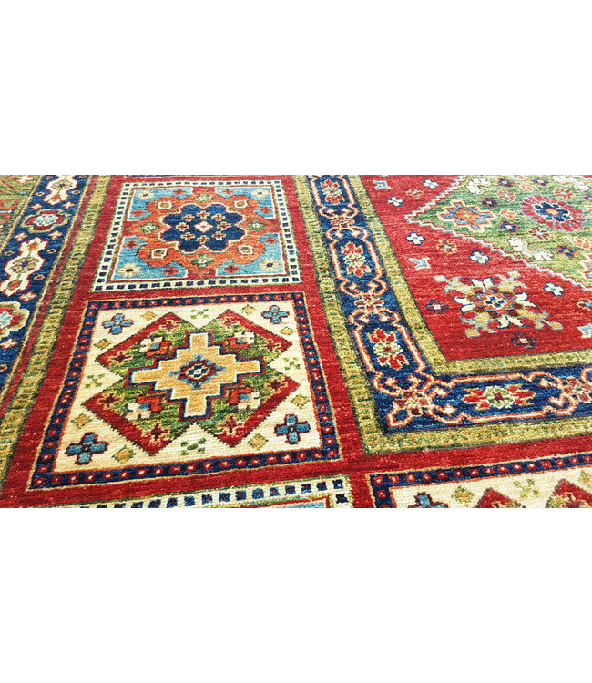 super fijn oriental kazak vloerkleed 244x250 cm