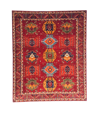 super fijn oriental kazak vloerkleed 301x252 cm
