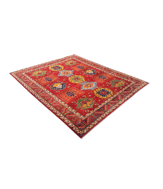 (9'8 x 8'2) feet super fine oriental kazak rug 301x252 cm