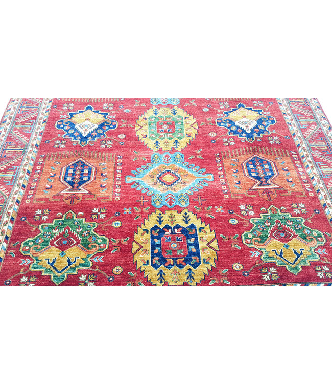super fijn oriental kazak vloerkleed 301x252 cm