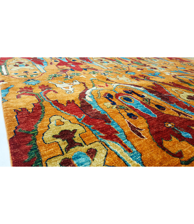 (9'4 x 8'1) feet super fine oriental kazak rug 289x247 cm