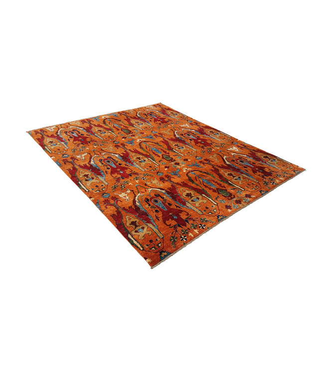 super fijn oriental kazak vloerkleed 289x247 cm