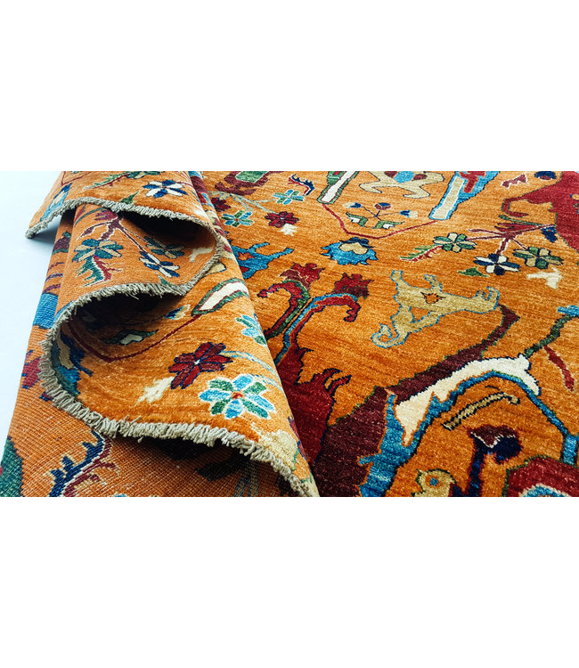 (9'4 x 8'1) feet super fine oriental kazak rug 289x247 cm