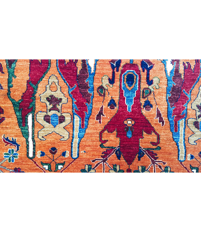 (9'4 x 8'1) feet super fine oriental kazak rug 289x247 cm