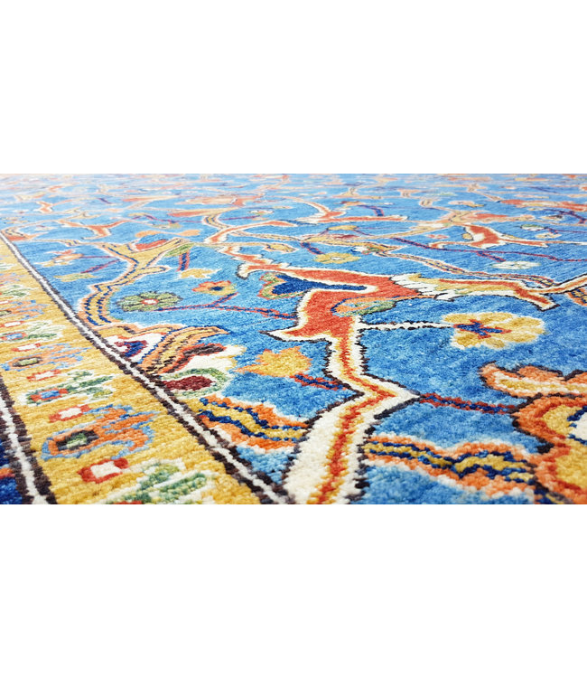 super fijn oriental kazak vloerkleed 393x299 cm