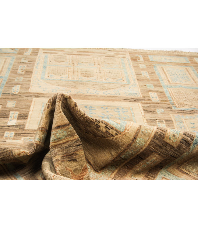 Oushak Hand knotted 9'7x8'1 ziegler rug  farahan Wool Rug 297x247 cm