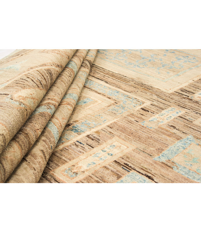 Oushak Hand knotted 9'7x8'1 ziegler rug  farahan Wool Rug 297x247 cm