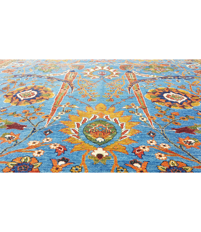 super fijn oriental kazak vloerkleed 419x307 cm