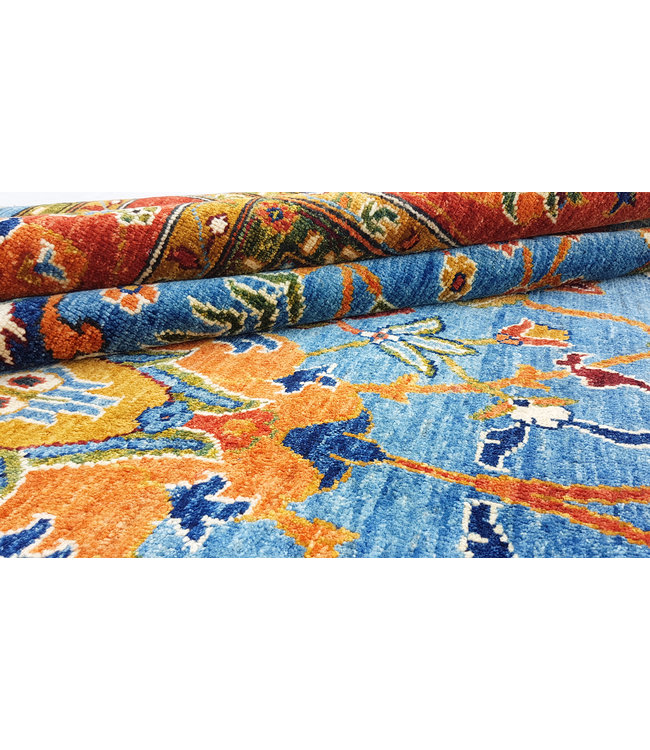 super fein oriental kazak teppich 419x307 cm