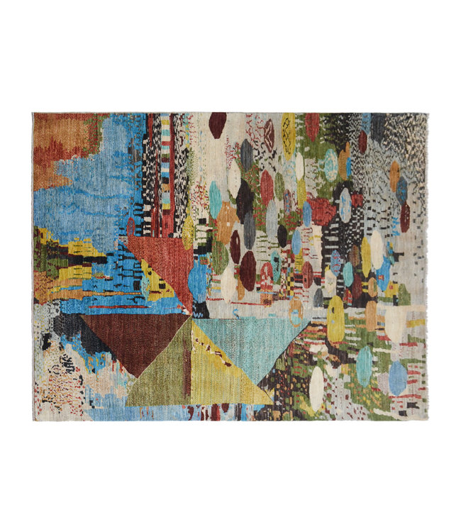 295x212 cm  Abstract Floor Art – Colorful Masterpiece for Any Interior