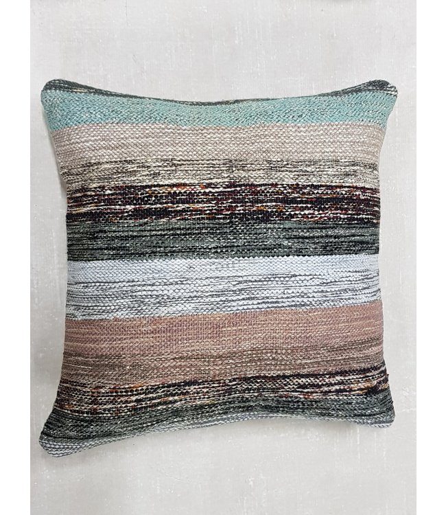 4x modern Kelim Kissen 45x45 cm mit Füllung