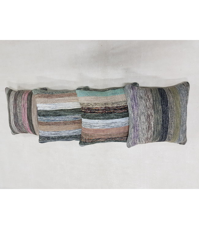 4x modern Kelim Kissen 45x45 cm mit Füllung