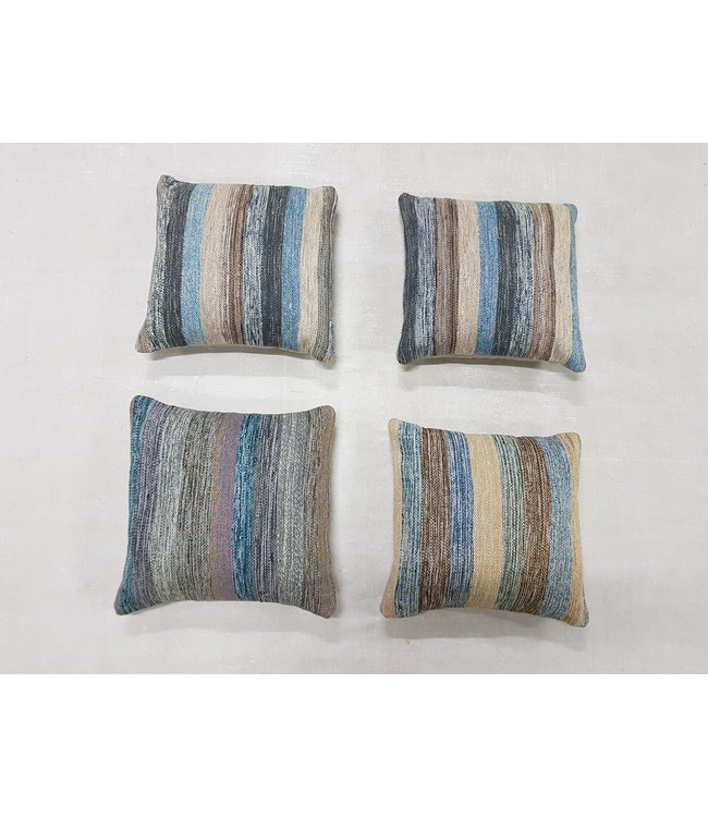 ​​4x modern kilim cushions 45x45 cm with filling