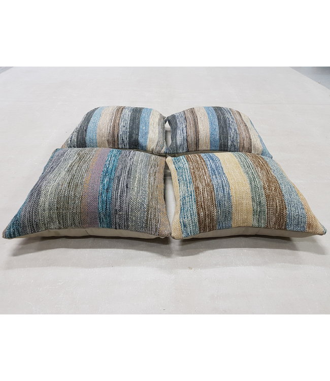 ​​4x modern kilim cushions 45x45 cm with filling