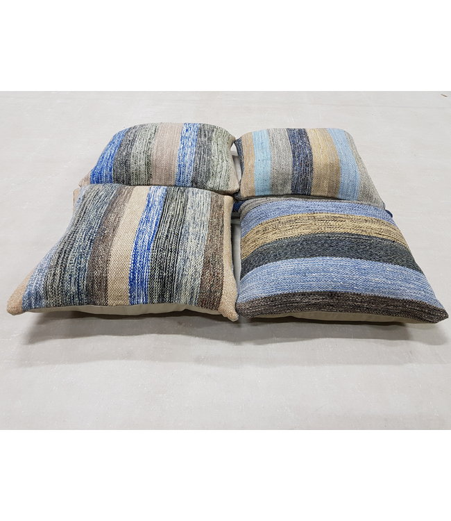 ​​4x modern kilim cushions 45x45 cm with filling